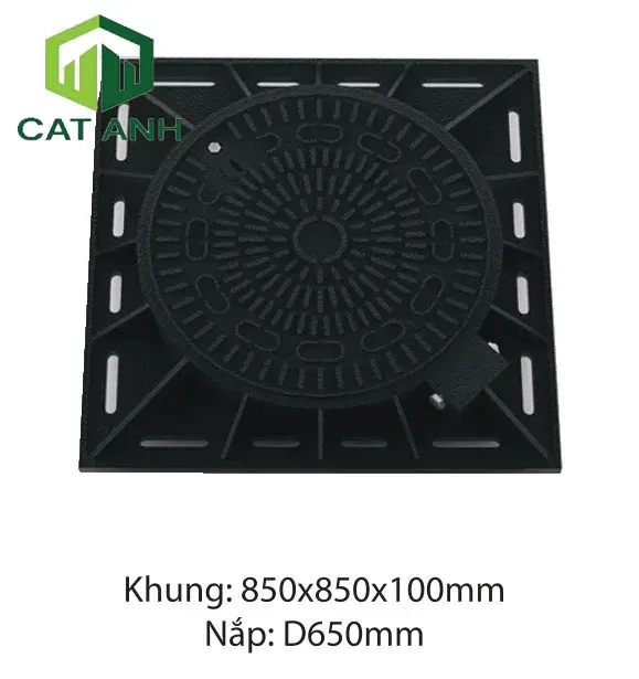Nắp hố ga gang cầu